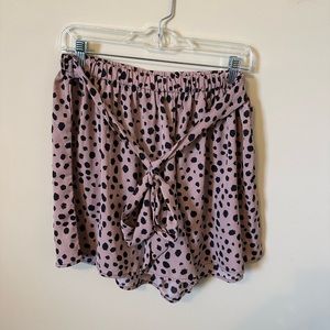Super cute Shein Curve Purple dotted shorts!